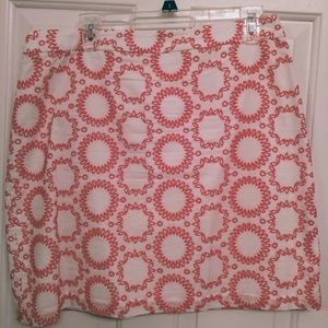 Milly for Banana Republic patterned mini